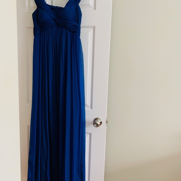 Sapphire Teri Jon by Rickie Freeman formal gown - Picture 2 of 9